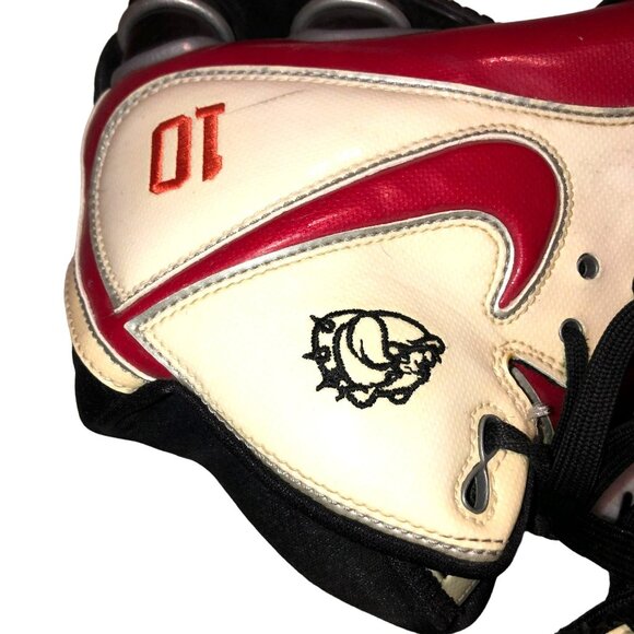 NIKE SHOES SHOX ELITE FLIGHT SIZE 7.5 RED WHITE 352335-991 BASKETBALL MENS - Picture 6 of 9